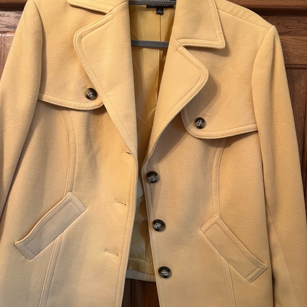 Evan Picone Women's Buttercream Pea Coat